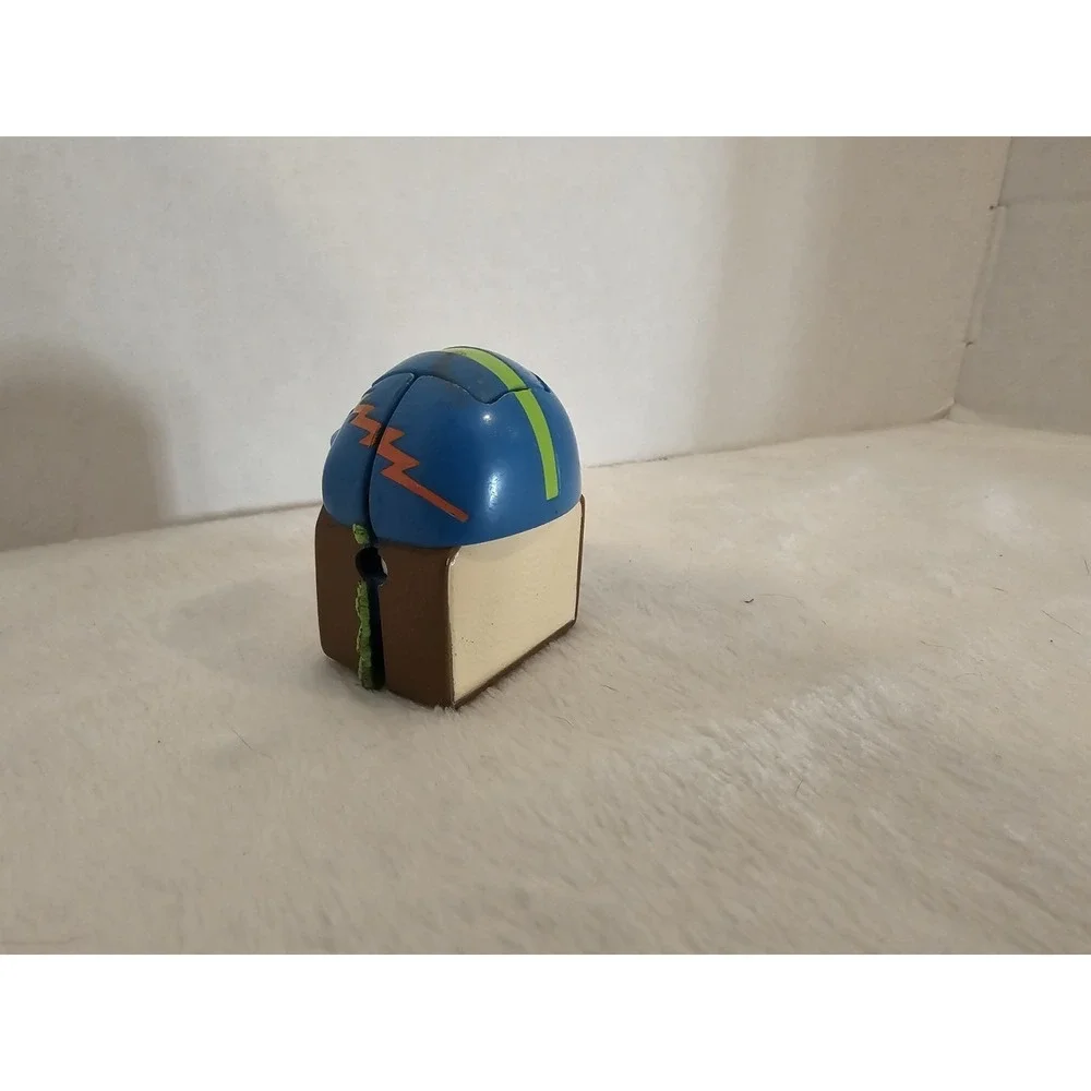 Vintage McDonalds Character Toy 1993 Bread Sandwich Figure Helmet McD‎